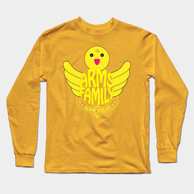 Arms Family Homestead Happy Animals Long Sleeve T-Shirt by Admair 